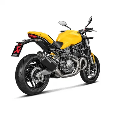 Ducati Monster 821 Collettore Di Scarico Akrapovic Tubo Elimina Kat Catalizzatore Evolution Titanio Moto