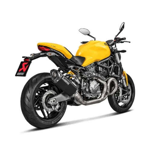 Ducati Monster 821 Collettore Di Scarico Akrapovic Tubo Elimina Kat Catalizzatore Evolution Titanio Moto