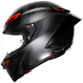 Casco Agv Pista GP RR Intrepido Matt Carbon Black Red Integrale Moto DOT E2206 2