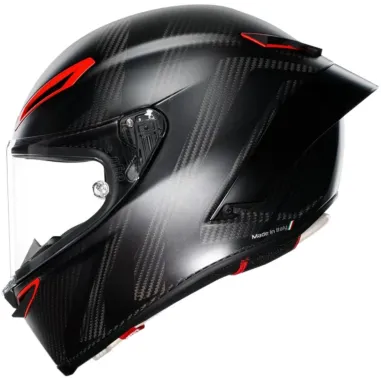Casco Agv Pista GP RR Intrepido Matt Carbon Black Red Integrale Moto DOT E2206
