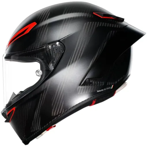 Casco Agv Pista GP RR Intrepido Matt Carbon Black Red Integrale Moto DOT E2206