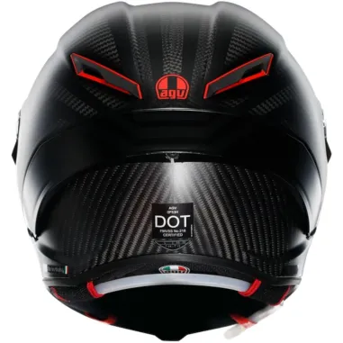 Casco Agv Pista GP RR Intrepido Matt Carbon Black Red Integrale Moto DOT E2206