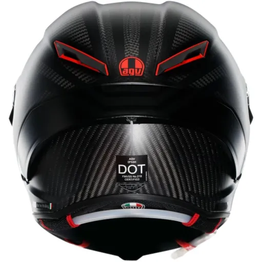 Casco Agv Pista GP RR Intrepido Matt Carbon Black Red Integrale Moto DOT E2206