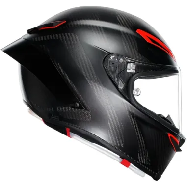 Casco Agv Pista GP RR Intrepido Matt Carbon Black Red Integrale Moto DOT E2206