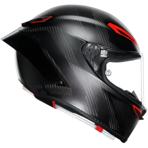 Casco Agv Pista GP RR Intrepido Matt Carbon Black Red Integrale Moto DOT E2206