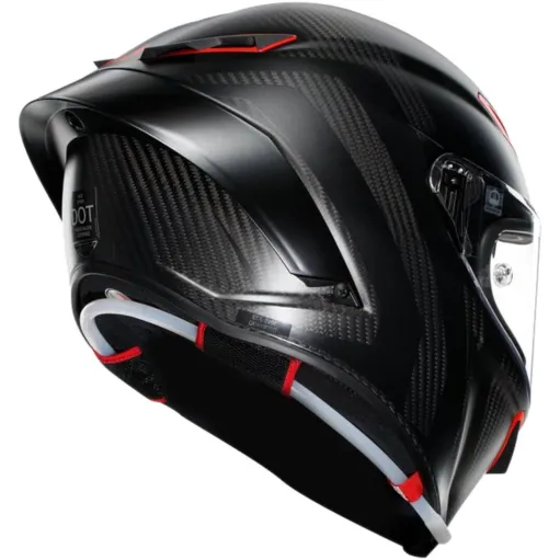 Casco Agv Pista GP RR Intrepido Matt Carbon Black Red Integrale Moto DOT E2206