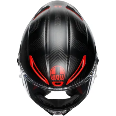Casco Agv Pista GP RR Intrepido Matt Carbon Black Red Integrale Moto DOT E2206