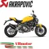 Akrapovic Ducati Monster 821 17 2020 Terminale Di Scarico Slip-On Line Titanio Black Moto