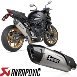 Akrapovic Honda Cb 1000 Hornet SP Terminale Di Scarico Moto Slip-On Line Titanio Omologato