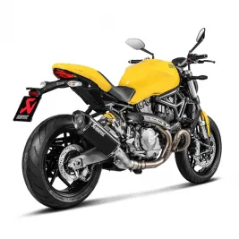 Akrapovic Ducati Monster 821 17 2020 Terminale Di Scarico Slip-On Line Titanio Black Moto 2