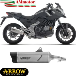 Terminale Di Scarico Arrow Honda NC 750 X 25 - 2026 Slip-On Indy Race EVO Titanio fondello carby Moto