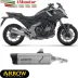 Terminale Di Scarico Arrow Honda NC 750 X 25 - 2026 Slip-On Indy Race EVO Titanio fondello carby Moto