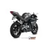 Mivv Yamaha Yzf R25 Scarico Completo Terminale Gp Black Inox Nero Moto
