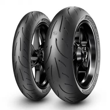 Sportec M9 RR 110/70 +150/60 zr17 Metzeler Coppia Pneumatici Moto