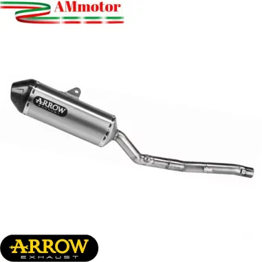 Terminale Di Scarico Arrow Suzuki DR-Z4SM 2026 Moto Explorer Titanio