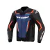 Alpinestars Giacca In Pelle GP Force V2  Black Blue Red Fluo Moto