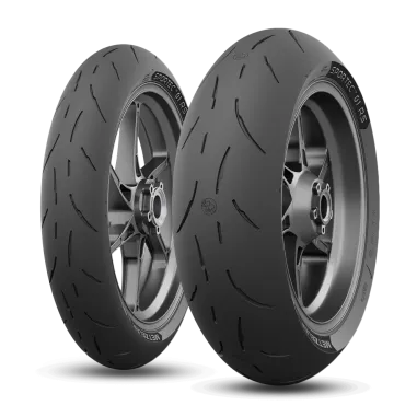 Sportec 01RS 120/70 180/55 zr17 Metzeler Coppia Pneumatici Moto