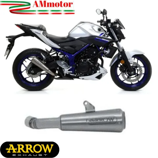 Arrow Yamaha MT-03 2016-2017 Terminale Di Scarico Per Moto Pro-Race Acciaio Inox