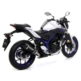Arrow Yamaha MT-03 2016-2017 Terminale Di Scarico Per Moto Thunder Alluminio Nero 2