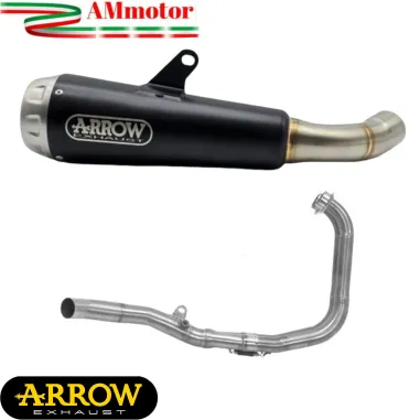 Scarico Completo Yamaha MT-03 2016-2017 Arrow Per Moto Terminale Pro-Race Acciaio Inox Nero