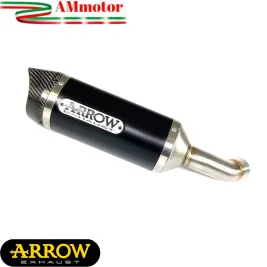 Arrow Yamaha MT-03 2018-2019 Terminale Di Scarico Per Moto Thunder Alluminio Nero