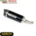 Arrow Yamaha MT-03 2018-2019 Terminale Di Scarico Per Moto Thunder Alluminio Nero