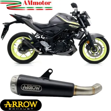 Arrow Yamaha MT-03 2018-2019 Terminale Di Scarico Per Moto Pro-Race Acciaio Inox Nero