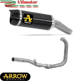 Scarico Completo Yamaha MT-03 2018-2019 Arrow Per Moto Terminale Thunder Carbonio
