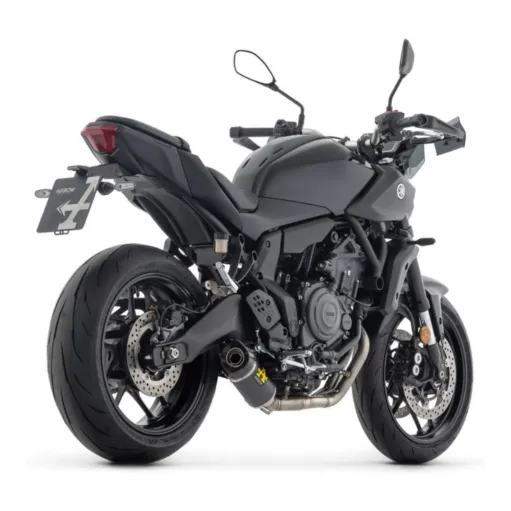 Scarico Completo Yamaha MT-07 2025-2026 Arrow Per Moto Terminale Thunder Alluminio Nero Racing