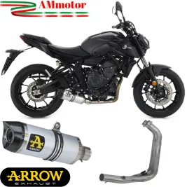 Scarico Completo Yamaha MT-07 2021-2024 Arrow Per Moto Terminale Thunder Alluminio Omologato