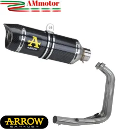 Scarico Completo Yamaha MT-07 2021-2024 Arrow Per Moto Terminale Thunder Carbonio Omologato