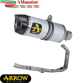 Scarico Completo Yamaha MT-07 2014-2020 Arrow Per Moto Terminale Thunder Alluminio Versione Alta Omologato