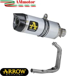 Scarico Completo Yamaha MT-07 2014-2020 Arrow Per Moto Terminale Thunder Alluminio Versione Bassa Omologato