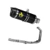 Scarico Completo Yamaha MT-07 2014-2020 Arrow Per Moto Terminale Thunder Alluminio Nero Versione Alta Omologato