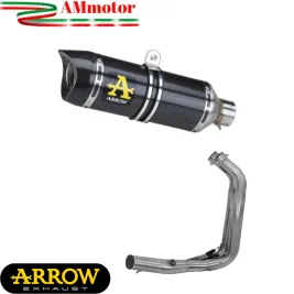 Scarico Completo Yamaha MT-07 2014-2020 Arrow Per Moto Terminale Thunder Carbonio Versione Bassa Omologato