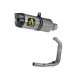 Scarico Completo Yamaha MT-07 2014-2020 Arrow Per Moto Terminale Thunder Titanio Versione Bassa Omologato