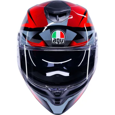 Casco Agv K5 Munor Black Red Integrale Moto Doppia Visiera Pinlock ECE 22.06