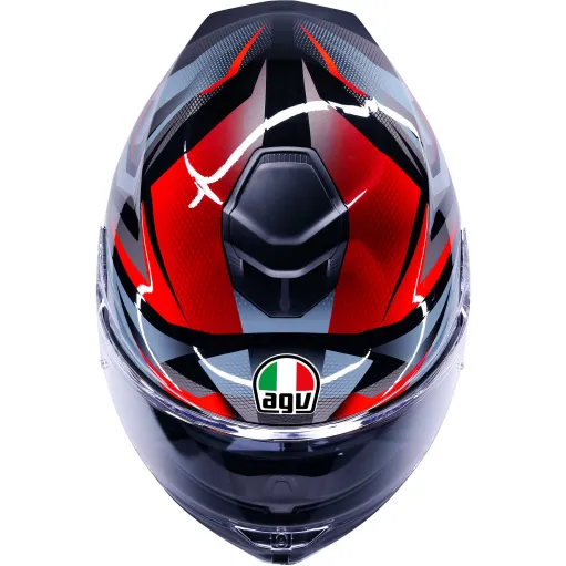 Casco Agv K5 Munor Black Red Integrale Moto Doppia Visiera Pinlock ECE 22.06