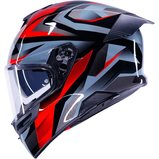 Casco Agv K5 Munor Black Red Integrale Moto Doppia Visiera Pinlock ECE 22.06