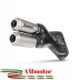 Akrapovic Ducati Multistrada 1200 Enduro Terminale Di Scarico Slip-On Line Titanio Moto Omologato