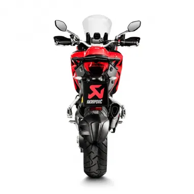 Akrapovic Ducati Multistrada 1200 S 15 2017 Terminale Di Scarico Slip-On Line Titanio Moto Omologato