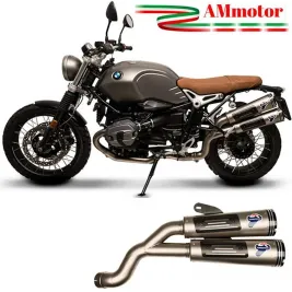 Terminali Di Scarico Con Raccordo Alto Termignoni Bmw R NineT Marmitta Conical Moto