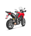 Akrapovic Ducati Multistrada 950 / S Terminale Di Scarico Slip-On Line Titanio Moto Omologato