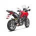 Akrapovic Ducati Multistrada 950 / S 17 - 2020 Terminale Di Scarico Moto Slip-On Line Titanio Omologato