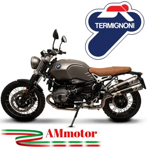 Terminali Di Scarico Con Raccordo Alto Termignoni Bmw R NineT Marmitta Conical Moto