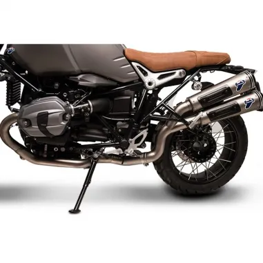 Terminali Di Scarico Con Raccordo Alto Termignoni Bmw R NineT Marmitta Conical Moto