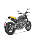 Ducati Scrambler 800 Collettore Di Scarico Akrapovic Tubo Elimina Kat Catalizzatore Titanio Moto