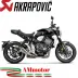 Akrapovic Honda Cb 1000 R 18 - 2023 Terminale Di Scarico Slip-On Line Titanio Moto