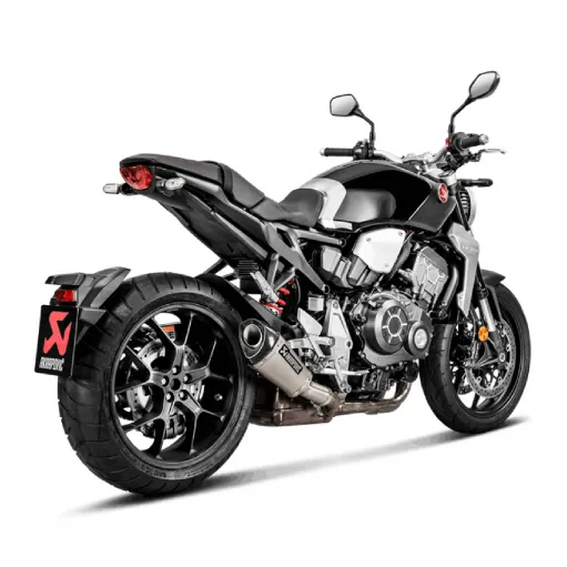 Akrapovic Honda Cb 1000 R 18 - 2023 Terminale Di Scarico Slip-On Line Titanio Moto