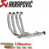 Honda Cb 1000 R Collettori Di Scarico Akrapovic Tubo Elimina Kat Inox Catalizzatore Moto